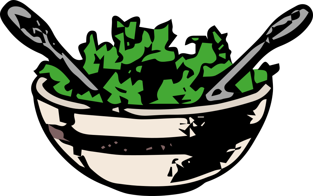OnlineLabels Clip Art Salad Colour
